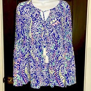 Lilly Pulitzer bell sleeve top